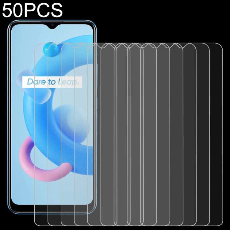 50 pellicole in vetro temperato da 0,26 mm 9H 2,5D, For Huawei Enjoy 20e (50 PCS), For Huawei nova Y60, For OPPO Realme X7 Pro Ultra (50 PCS), For OPPO Realme Q3t / Realme Q3s / Realme 9 Pro / Realme V25 (50 PCS), For OPPO Realme Narzo 30 Pro (50 PCS) ...