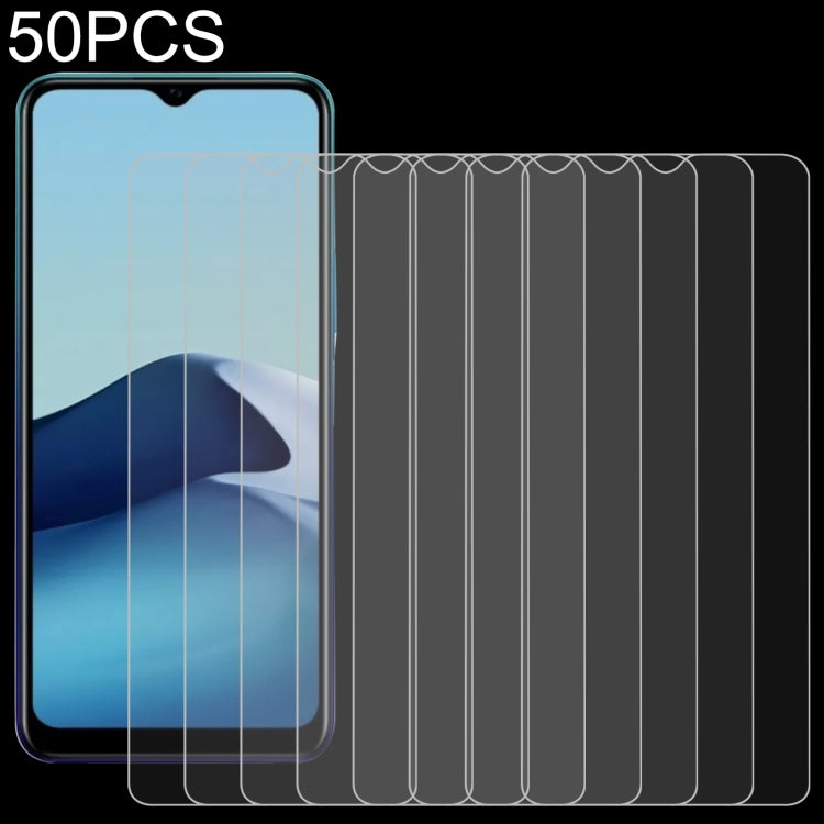 50 pellicole in vetro temperato da 0,26 mm 9H 2,5D, For Huawei Enjoy 20e (50 PCS), For Huawei nova Y60, For OPPO Realme X7 Pro Ultra (50 PCS), For OPPO Realme Q3t / Realme Q3s / Realme 9 Pro / Realme V25 (50 PCS), For OPPO Realme Narzo 30 Pro (50 PCS) ...
