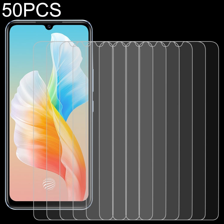 50 pellicole in vetro temperato da 0,26 mm 9H 2,5D, For Huawei Enjoy 20e (50 PCS), For Huawei nova Y60, For OPPO Realme X7 Pro Ultra (50 PCS), For OPPO Realme Q3t / Realme Q3s / Realme 9 Pro / Realme V25 (50 PCS), For OPPO Realme Narzo 30 Pro (50 PCS) ...