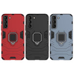 Custodia TPU antiurto con anello magnetico per Galaxy S22