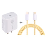Caricabatterie da viaggio 20W USB-C PD con set cavi 1m