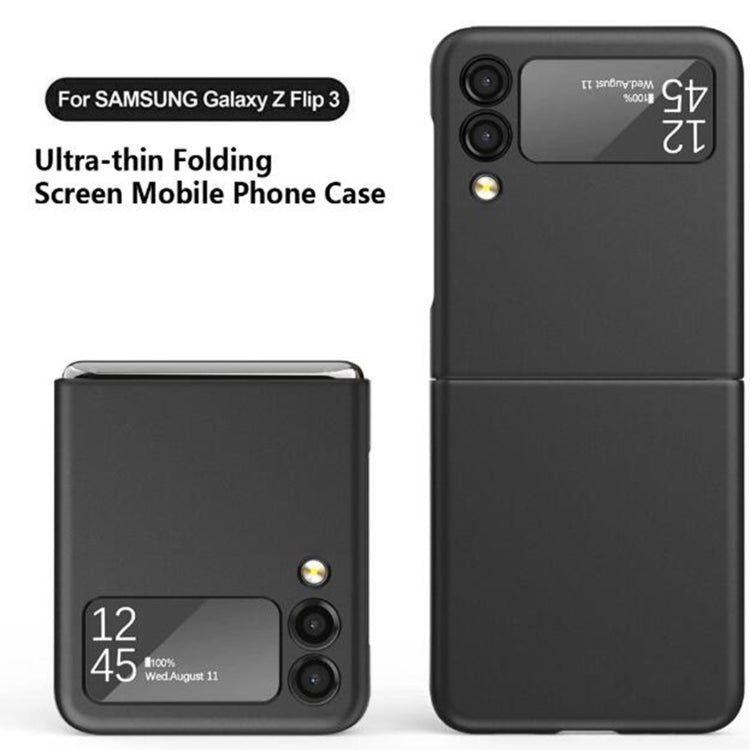Custodia per telefono pieghevole ultrasottile spruzzata d'olio, For Samsung Galaxy Z Flip3 5G
