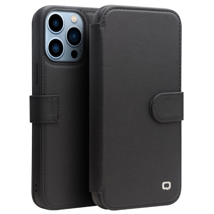 QIALINO Custodia in pelle per telefono con fibbia magnetica e slot per schede, For iPhone 13 Pro Max, For iPhone 13 Pro, For iPhone 13, For iPhone 13 mini