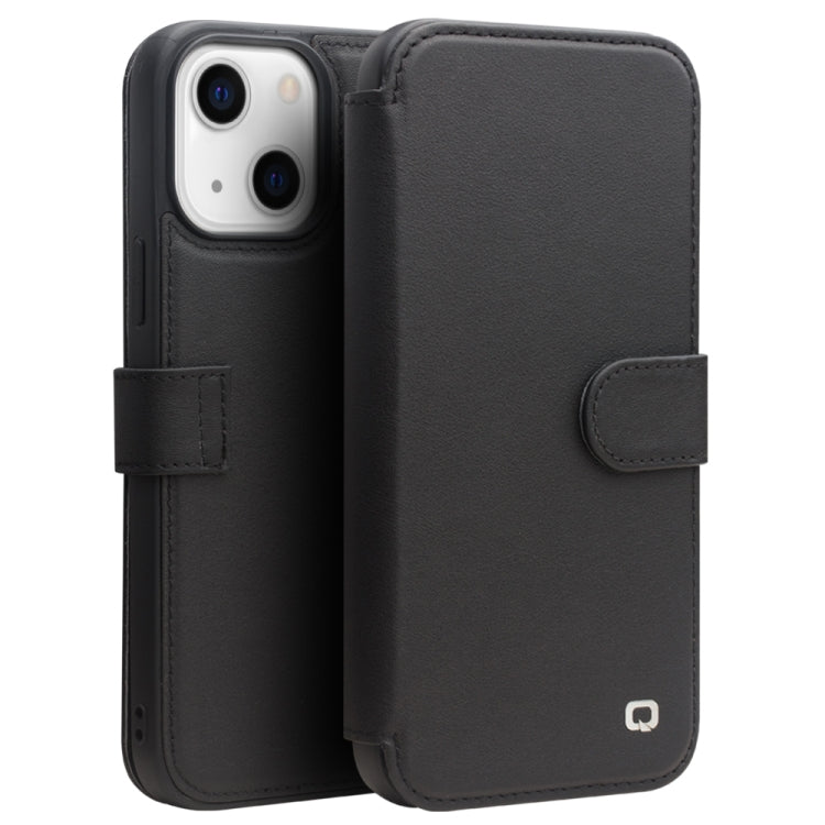 Custodia portafoglio in pelle con fibbia magnetica per iPhone 13