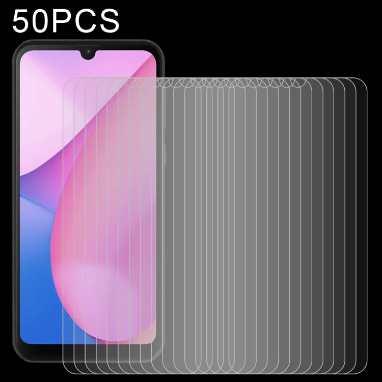 50 pellicole in vetro temperato da 0,26 mm 9H 2,5D, For Blackview Oscal C20  (50 PCS), For Meizu M5c (50 PCS), For Wiko Y62 (50 PCS), For Meizu 18x (50 PCS), For Sony Xperia 10 III Lite (50 PCS), For Wiko Ride 3 (50 PCS), For Crosscall Trekker M1 (50 P...