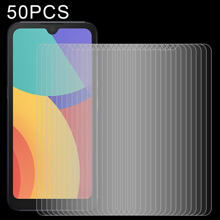 50 pellicole in vetro temperato da 0,26 mm 9H 2,5D, For Blackview Oscal C20  (50 PCS), For Meizu M5c (50 PCS), For Wiko Y62 (50 PCS), For Meizu 18x (50 PCS), For Sony Xperia 10 III Lite (50 PCS), For Wiko Ride 3 (50 PCS), For Crosscall Trekker M1 (50 P...