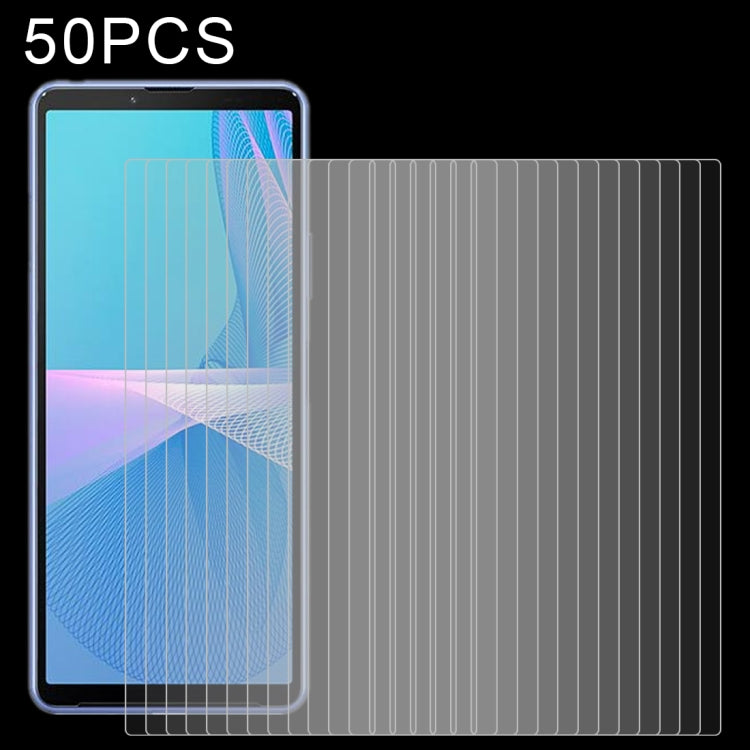 50 pellicole in vetro temperato da 0,26 mm 9H 2,5D, For Blackview Oscal C20  (50 PCS), For Meizu M5c (50 PCS), For Wiko Y62 (50 PCS), For Meizu 18x (50 PCS), For Sony Xperia 10 III Lite (50 PCS), For Wiko Ride 3 (50 PCS), For Crosscall Trekker M1 (50 P...