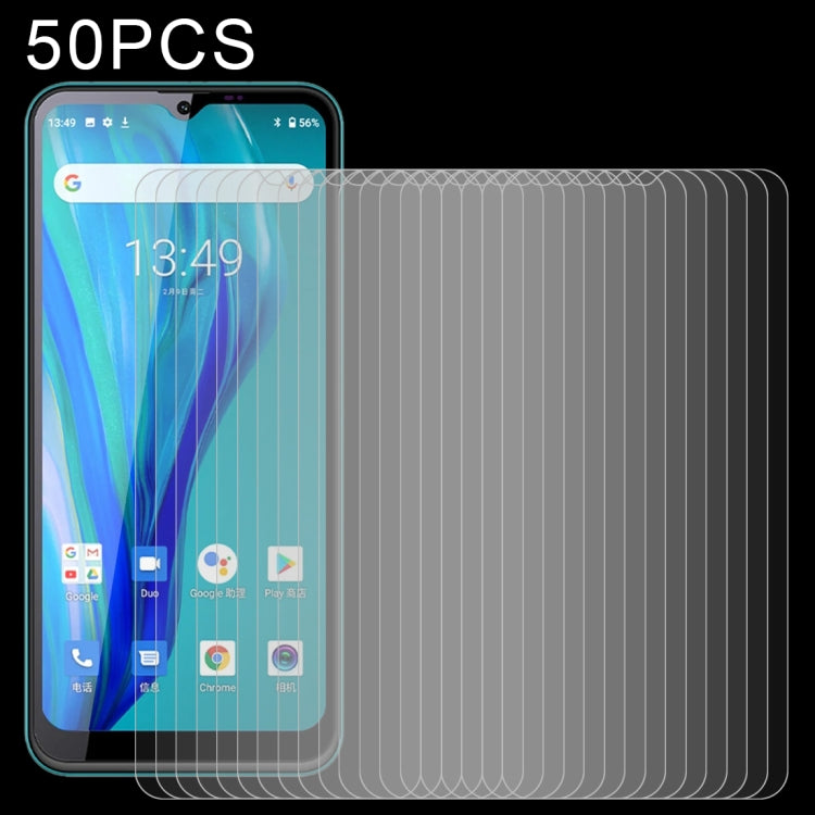 50 pellicole in vetro temperato da 0,26 mm 9H 2,5D, For Blackview Oscal C20  (50 PCS), For Meizu M5c (50 PCS), For Wiko Y62 (50 PCS), For Meizu 18x (50 PCS), For Sony Xperia 10 III Lite (50 PCS), For Wiko Ride 3 (50 PCS), For Crosscall Trekker M1 (50 P...