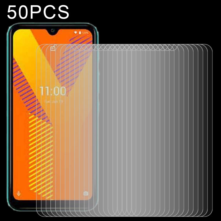 50 pellicole in vetro temperato da 0,26 mm 9H 2,5D, For Blackview Oscal C20  (50 PCS), For Meizu M5c (50 PCS), For Wiko Y62 (50 PCS), For Meizu 18x (50 PCS), For Sony Xperia 10 III Lite (50 PCS), For Wiko Ride 3 (50 PCS), For Crosscall Trekker M1 (50 P...