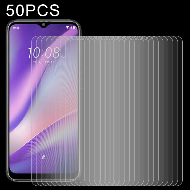50 pellicole in vetro temperato da 0,26 mm 9H 2,5D, For Blackview Oscal C20  (50 PCS), For Meizu M5c (50 PCS), For Wiko Y62 (50 PCS), For Meizu 18x (50 PCS), For Sony Xperia 10 III Lite (50 PCS), For Wiko Ride 3 (50 PCS), For Crosscall Trekker M1 (50 P...