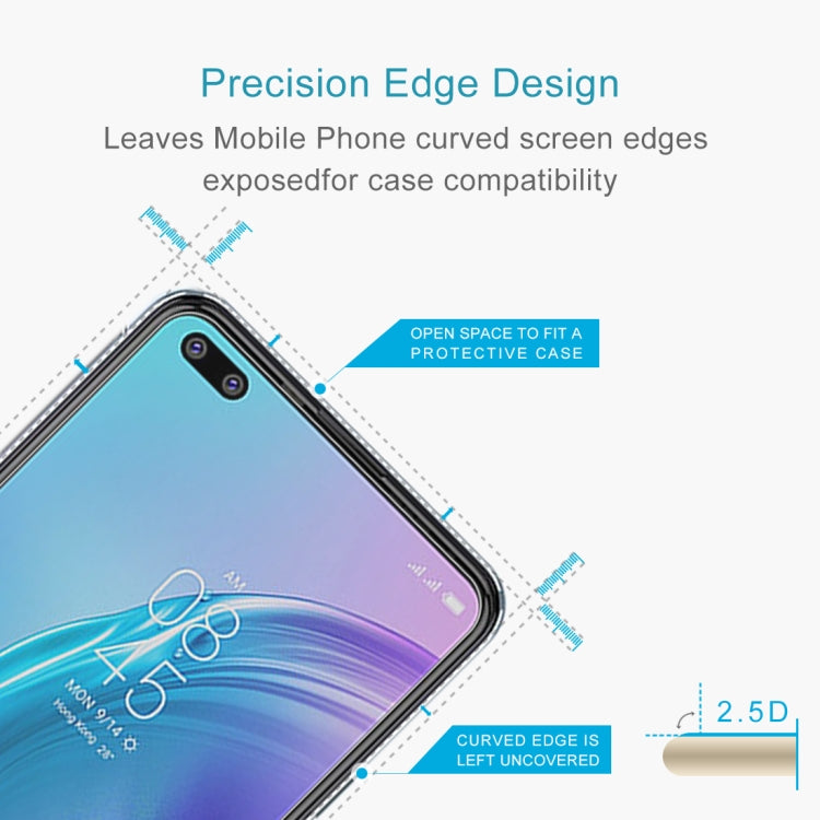 50 pellicole in vetro temperato da 0,26 mm 9H 2,5D, For Tecno Camon 16 Premier (50 PCS)