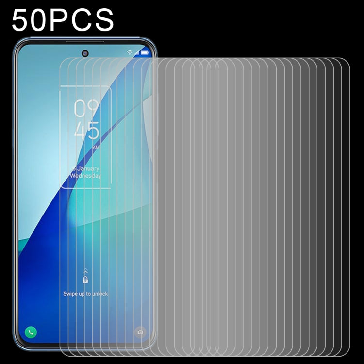 50 pellicole in vetro temperato da 0,26 mm 9H 2,5D, For Blackview Oscal C20  (50 PCS), For Meizu M5c (50 PCS), For Wiko Y62 (50 PCS), For Meizu 18x (50 PCS), For Sony Xperia 10 III Lite (50 PCS), For Wiko Ride 3 (50 PCS), For Crosscall Trekker M1 (50 P...