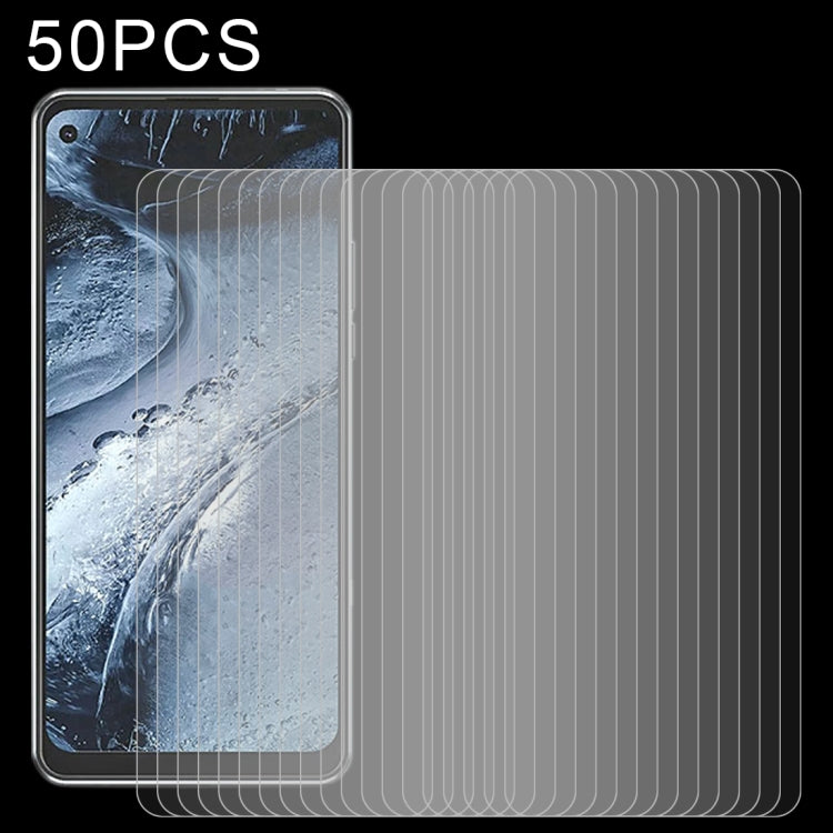 50 pellicole in vetro temperato da 0,26 mm 9H 2,5D, For Nokia X100 (50 PCS), For Tecno Spark 7T (50 PCS), For TCL L10 Pro (50 PCS), For Motorola Moto E7i Power (50 PCS), For LG Stylo 7 5G / Stylo 7 (50 PCS), For Tecno Camon 17 (50 PCS)                 ...