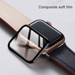 Pellicola protettiva per schermo in materiale composito curvo 3D, For Apple Watch Series 7 41mm, For Apple Watch Series 7 45mm, For Apple Watch Series 6&SE&5&4 40mm, For Apple Watch Series 6&SE&5&4 44mm, For Apple Watch Series 3&2&1 42mm               ...