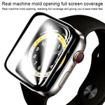 Pellicola protettiva per schermo in materiale composito curvo 3D, For Apple Watch Series 7 41mm, For Apple Watch Series 7 45mm, For Apple Watch Series 6&SE&5&4 40mm, For Apple Watch Series 6&SE&5&4 44mm, For Apple Watch Series 3&2&1 42mm               ...