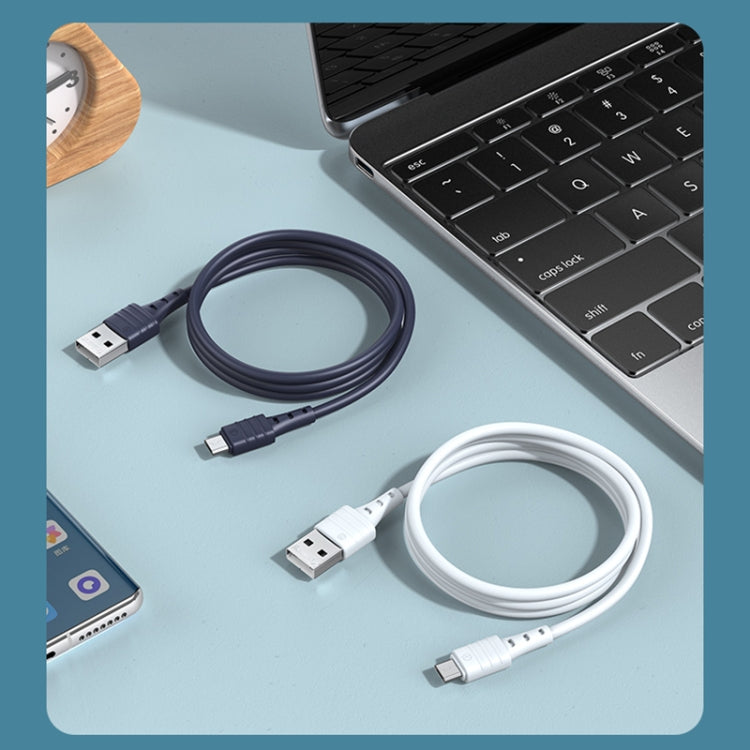 REMAX RC-179m 2.4A Micro USB TPE ad alta elasticità Cavo dati di ricarica rapida, lunghezza: 1 m, Micro USB