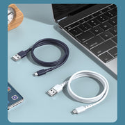 REMAX RC-179m 2.4A Micro USB TPE ad alta elasticità Cavo dati di ricarica rapida, lunghezza: 1 m, Micro USB