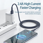 REMAX RC-179m 2.4A Micro USB TPE ad alta elasticità Cavo dati di ricarica rapida, lunghezza: 1 m, Micro USB