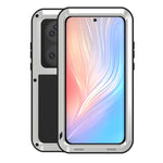 Custodia protettiva antipolvere impermeabile antiurto in metallo LOVE MEI senza vetro, For Huawei P50 Pro