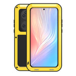 Custodia protettiva antipolvere impermeabile antiurto in metallo LOVE MEI senza vetro, For Huawei P50 Pro