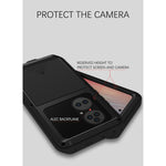 Custodia protettiva antipolvere impermeabile antiurto in metallo LOVE MEI senza vetro, For Huawei P50 Pro
