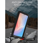 Custodia protettiva antipolvere impermeabile antiurto in metallo LOVE MEI senza vetro, For Huawei P50 Pro