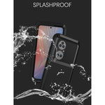 Custodia protettiva antipolvere impermeabile antiurto in metallo LOVE MEI senza vetro, For Huawei P50 Pro