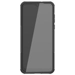 Custodia per telefono in TPU + PC antiurto con trama di pneumatici con supporto, For Motorola Moto G Pure