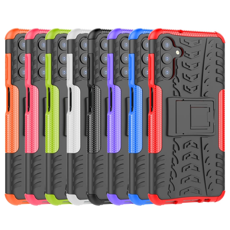 Custodia per telefono in TPU + PC antiurto con trama di pneumatici con supporto, For Samsung Galaxy A13 5G, For Samsung Galaxy S22 5G, For Samsung Galaxy S22+ 5G