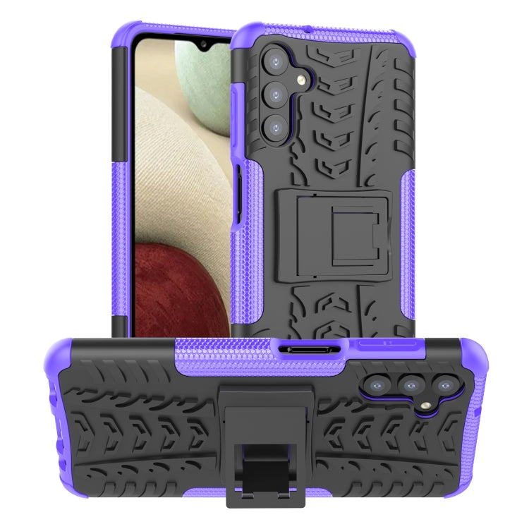 Custodia per telefono in TPU + PC antiurto con trama di pneumatici con supporto, For Samsung Galaxy A13 5G, For Samsung Galaxy S22 5G, For Samsung Galaxy S22+ 5G