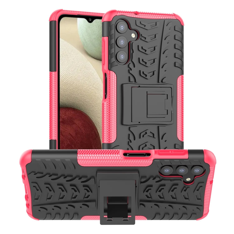 Custodia per telefono in TPU + PC antiurto con trama di pneumatici con supporto, For Samsung Galaxy A13 5G, For Samsung Galaxy S22 5G, For Samsung Galaxy S22+ 5G