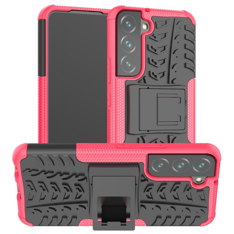 Custodia per telefono in TPU + PC antiurto con trama di pneumatici con supporto, For Samsung Galaxy A13 5G, For Samsung Galaxy S22 5G, For Samsung Galaxy S22+ 5G