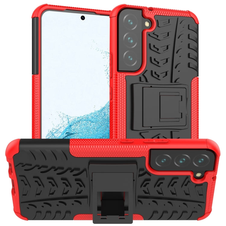 Custodia per telefono in TPU + PC antiurto con trama di pneumatici con supporto, For Samsung Galaxy A13 5G, For Samsung Galaxy S22 5G, For Samsung Galaxy S22+ 5G