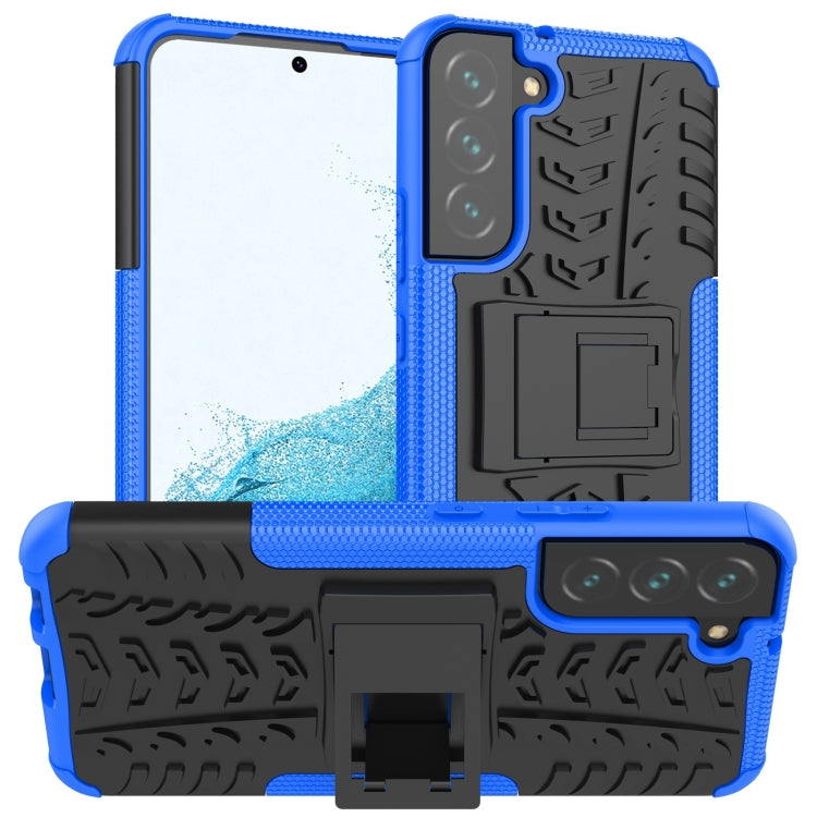 Custodia per telefono in TPU + PC antiurto con trama di pneumatici con supporto, For Samsung Galaxy A13 5G, For Samsung Galaxy S22 5G, For Samsung Galaxy S22+ 5G