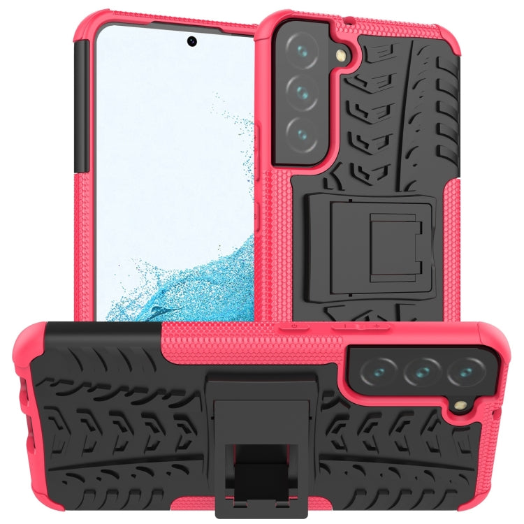 Custodia per telefono in TPU + PC antiurto con trama di pneumatici con supporto, For Samsung Galaxy A13 5G, For Samsung Galaxy S22 5G, For Samsung Galaxy S22+ 5G