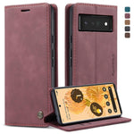 CaseMe 013 Custodia multifunzionale orizzontale in pelle con flip con slot per schede, supporto e portafoglio, For Google Pixel 6 Pro, For Google Pixel 6