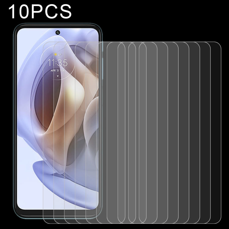 10 pellicole in vetro temperato da 0,26 mm 9H 2,5D, For Motorola Moto G41 (10 PCS), For Motorola Moto G31 (10 PCS), For Motorola Moto G51 5G / G200 5G / G60 (10 PCS), For vivo Y76s (10 PCS), For vivo iQOO Z5 (10 PCS)