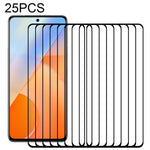 Pellicola in vetro temperato con protezione per schermo a copertura completa da 25 pezzi, For vivo iQOO Z5 (25 PCS), For vivo Y76s (25 PCS), For Motorola Moto G41 (25 PCS), For Motorola Moto G51 5G (25 PCS), For Motorola Moto G31 (25 PCS)