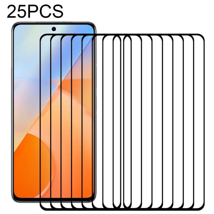 Pellicola in vetro temperato con protezione per schermo a copertura completa da 25 pezzi, For vivo iQOO Z5 (25 PCS), For vivo Y76s (25 PCS), For Motorola Moto G41 (25 PCS), For Motorola Moto G51 5G (25 PCS), For Motorola Moto G31 (25 PCS)