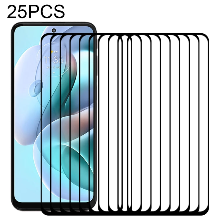 Pellicola in vetro temperato con protezione per schermo a copertura completa da 25 pezzi, For vivo iQOO Z5 (25 PCS), For vivo Y76s (25 PCS), For Motorola Moto G41 (25 PCS), For Motorola Moto G51 5G (25 PCS), For Motorola Moto G31 (25 PCS)