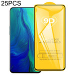 Pellicola in vetro temperato con schermo a colla intera da 25 pezzi 9D, For vivo U10 / U3x (25 PCS), For OPPO Realme X2 (25 PCS), For vivo X50 5G (25 PCS), For OPPO Realme X3 SuperZoom (25 PCS), For vivo Y30 (25 PCS), For OPPO Reno 5G(25 PCS)          ...