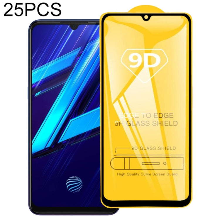 Pellicola in vetro temperato con schermo a colla intera da 25 pezzi 9D, For vivo U10 / U3x (25 PCS), For OPPO Realme X2 (25 PCS), For vivo X50 5G (25 PCS), For OPPO Realme X3 SuperZoom (25 PCS), For vivo Y30 (25 PCS), For OPPO Reno 5G(25 PCS)          ...