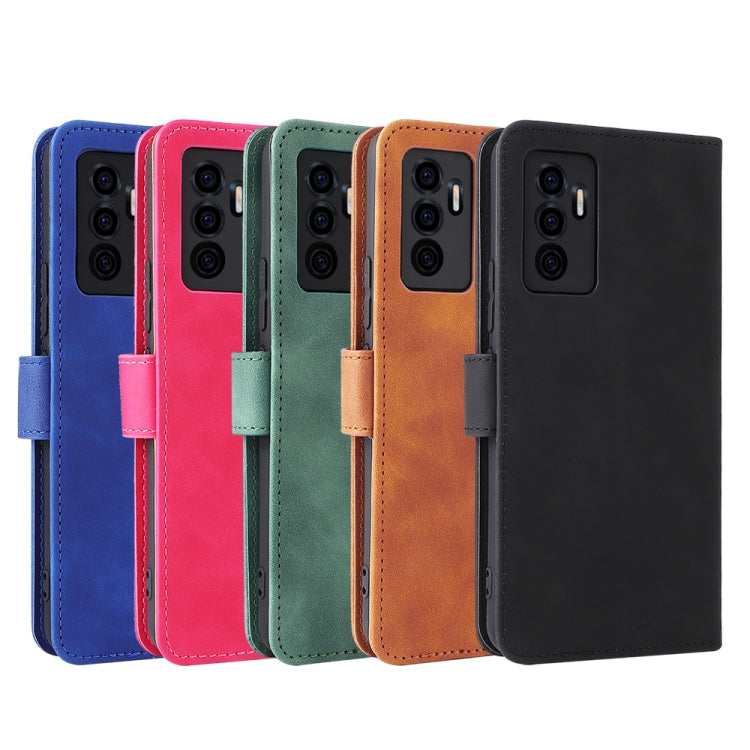 Custodia per cellulare in pelle tinta unita con pelle in tinta unita con fibbia magnetica, For vivo S10e / V23e, For Huawei nova 8i / Honor 50 Lite, For Samsung Galaxy A13 5G, For Samsung Galaxy S22 5G