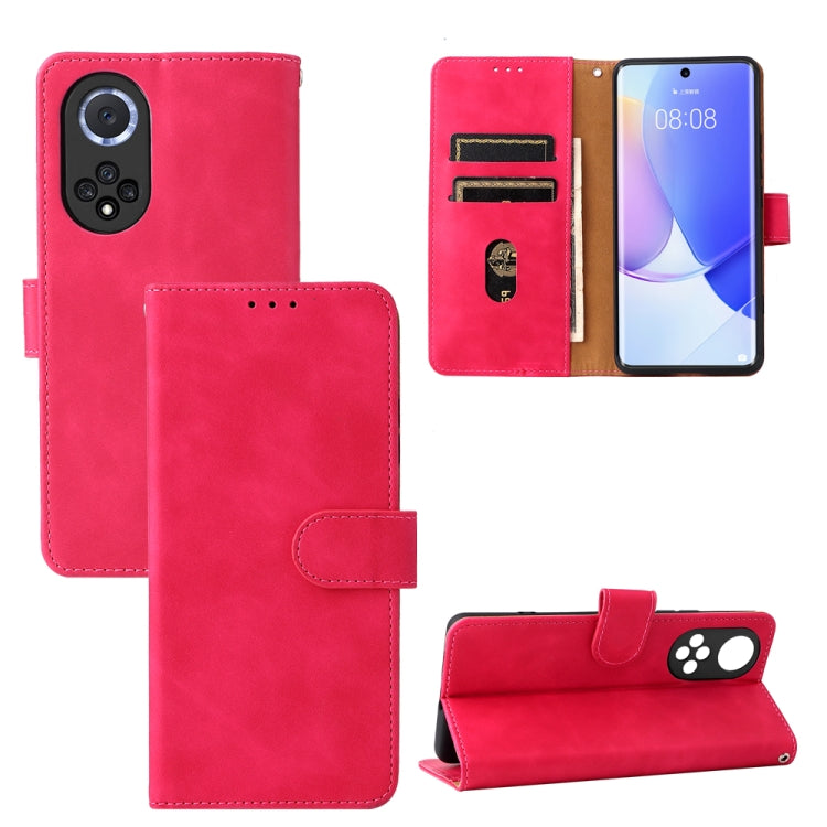 Custodia per cellulare in pelle tinta unita con pelle in tinta unita con fibbia magnetica, For Samsung Galaxy S22+ 5G, For Huawei nova 9, For Samsung Galaxy S22 Ultra 5G, For ZTE Blade V30