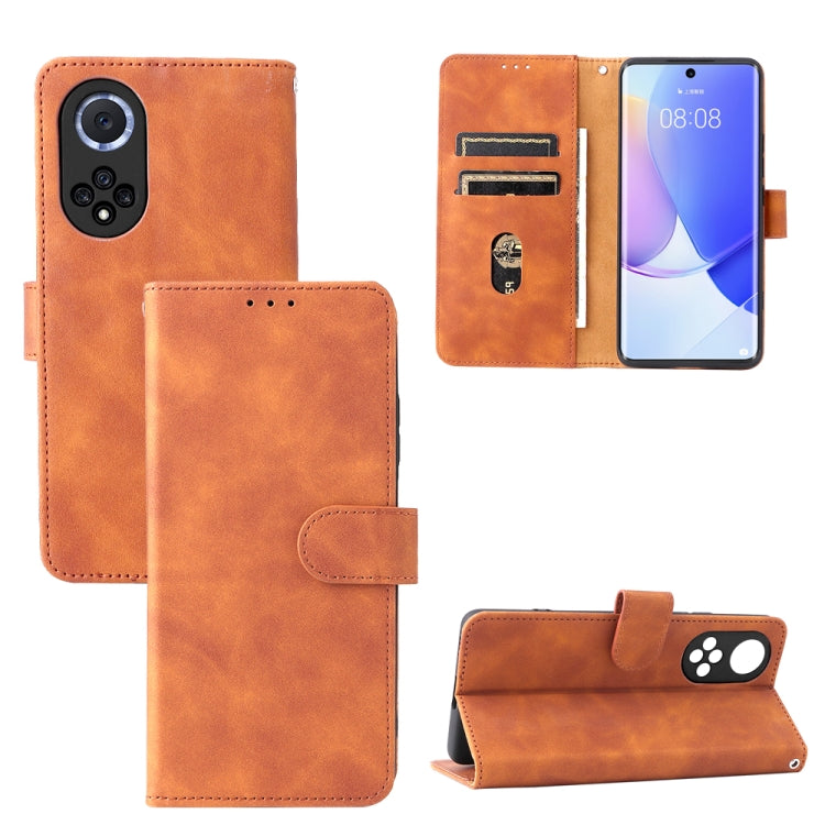 Custodia per cellulare in pelle tinta unita con pelle in tinta unita con fibbia magnetica, For Samsung Galaxy S22+ 5G, For Huawei nova 9, For Samsung Galaxy S22 Ultra 5G, For ZTE Blade V30
