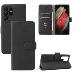 Custodia per cellulare in pelle tinta unita con pelle in tinta unita con fibbia magnetica, For Samsung Galaxy S22+ 5G, For Huawei nova 9, For Samsung Galaxy S22 Ultra 5G, For ZTE Blade V30
