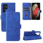 Custodia per cellulare in pelle tinta unita con pelle in tinta unita con fibbia magnetica, For Samsung Galaxy S22+ 5G, For Huawei nova 9, For Samsung Galaxy S22 Ultra 5G, For ZTE Blade V30