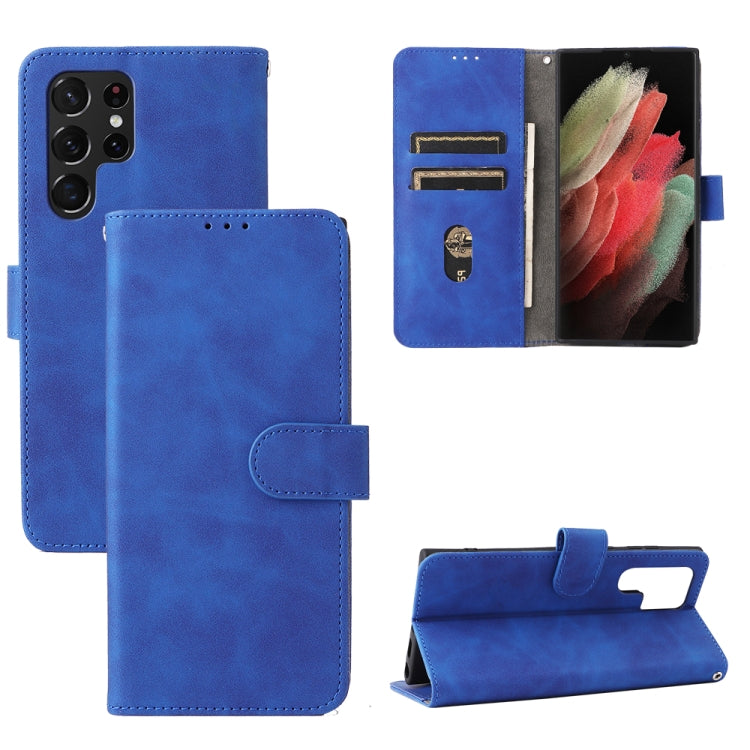 Custodia per cellulare in pelle tinta unita con pelle in tinta unita con fibbia magnetica, For Samsung Galaxy S22+ 5G, For Huawei nova 9, For Samsung Galaxy S22 Ultra 5G, For ZTE Blade V30