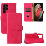 Custodia per cellulare in pelle tinta unita con pelle in tinta unita con fibbia magnetica, For Samsung Galaxy S22+ 5G, For Huawei nova 9, For Samsung Galaxy S22 Ultra 5G, For ZTE Blade V30