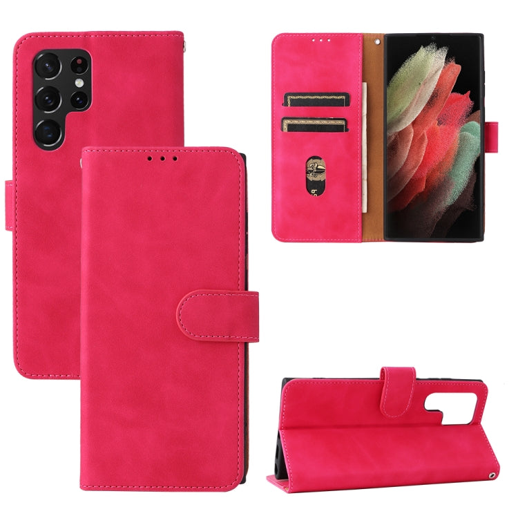 Custodia per cellulare in pelle tinta unita con pelle in tinta unita con fibbia magnetica, For Samsung Galaxy S22+ 5G, For Huawei nova 9, For Samsung Galaxy S22 Ultra 5G, For ZTE Blade V30